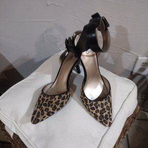 Leopard high heel women size 11 shoes